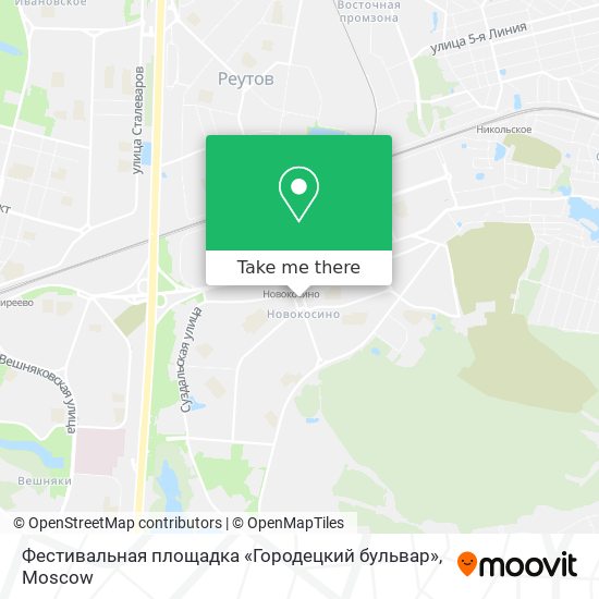 Фестивальная площадка «Городецкий бульвар» map