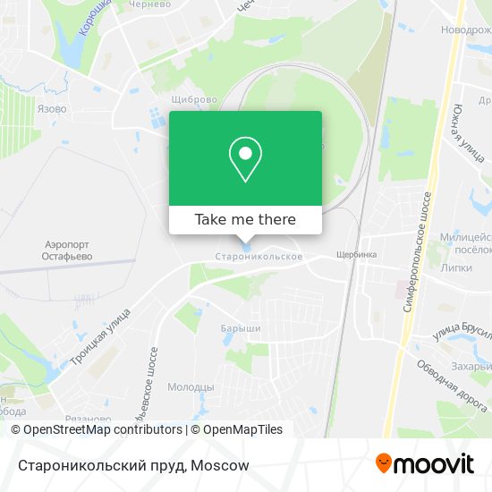 Староникольский пруд map