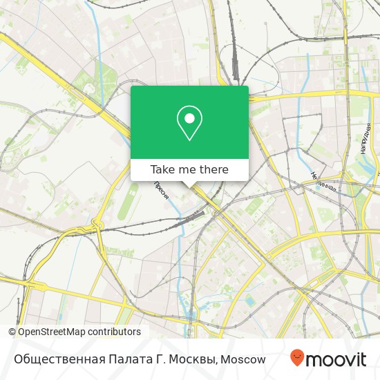 Общественная Палата Г. Москвы map