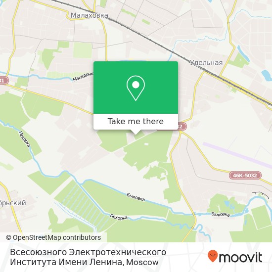 Всесоюзного Электротехнического Института Имени Ленина map