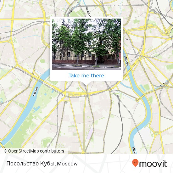 Посольство Кубы map