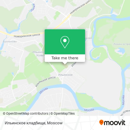 Ильинское кладбище map