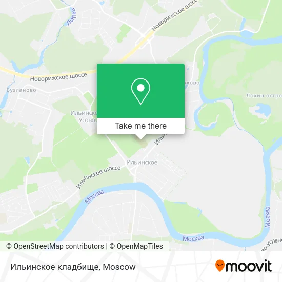Ильинское кладбище map