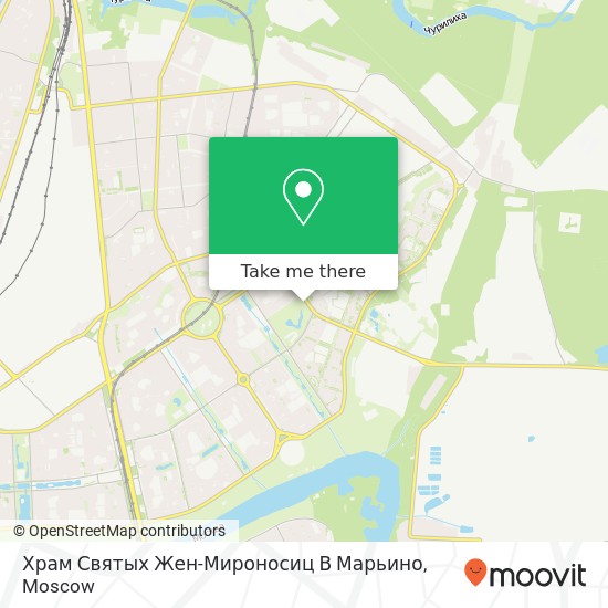 Храм Святых Жен-Мироносиц В Марьино map