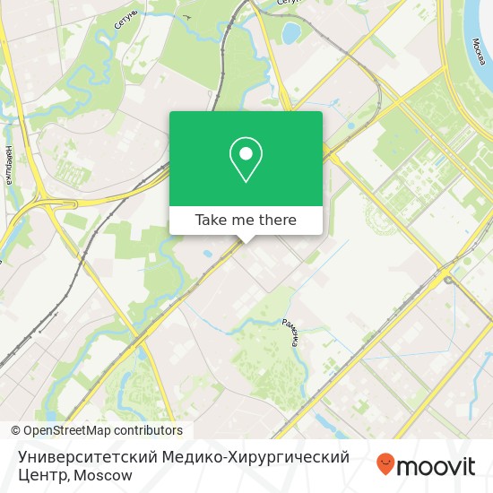 Университетский Медико-Хирургический Центр map