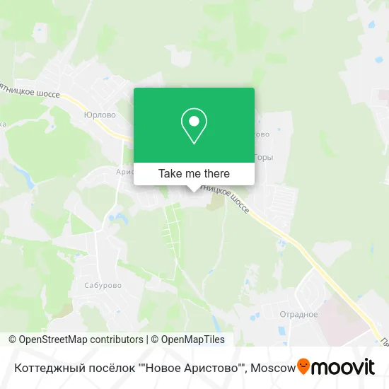 Коттеджный посёлок ""Новое Аристово"" map