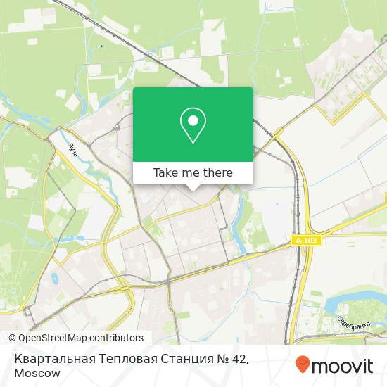 Квартальная Тепловая Станция № 42 map