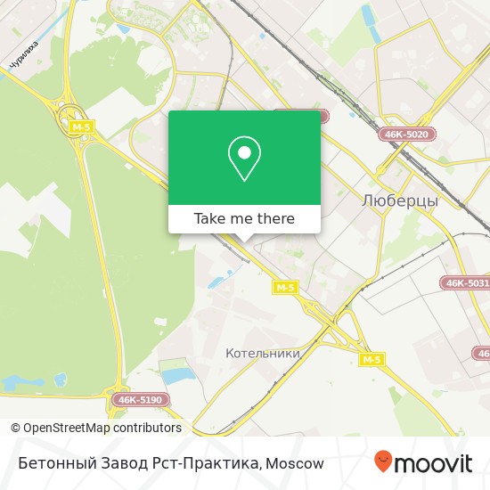 Бетонный Завод Рст-Практика map