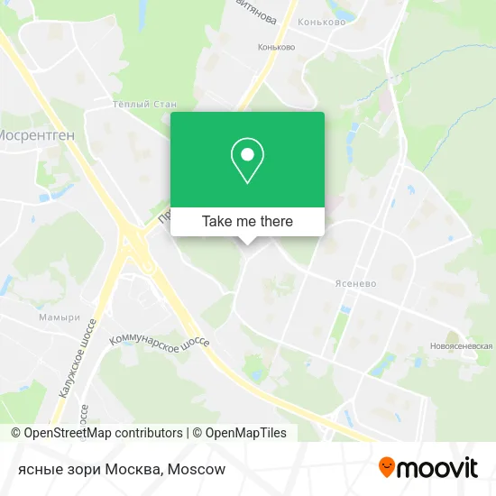 ясные зори Москва map