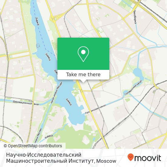 Научно-Исследовательский Машиностроительный Институт map