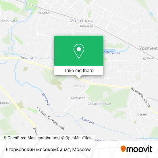 Егорьевский мясокомбинат map
