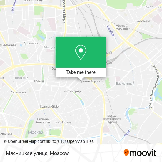 Мясницкая улица map