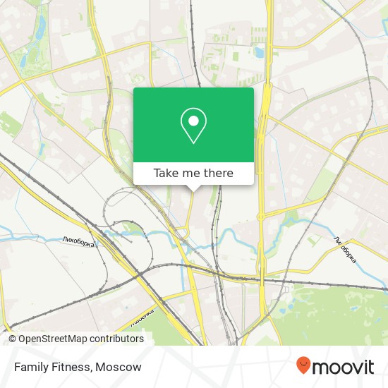 Family Fitness map