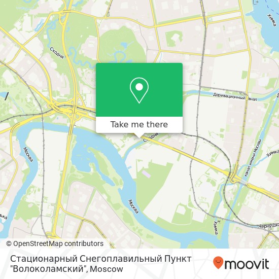 Стационарный Снегоплавильный Пункт "Волоколамский" map