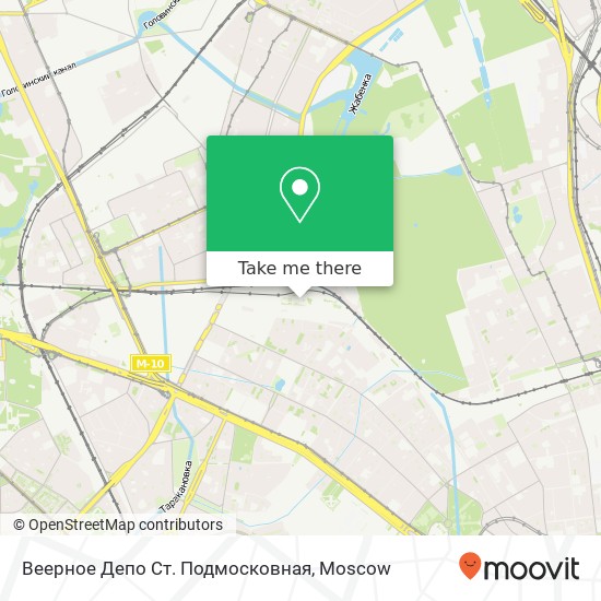 Веерное Депо Ст. Подмосковная map