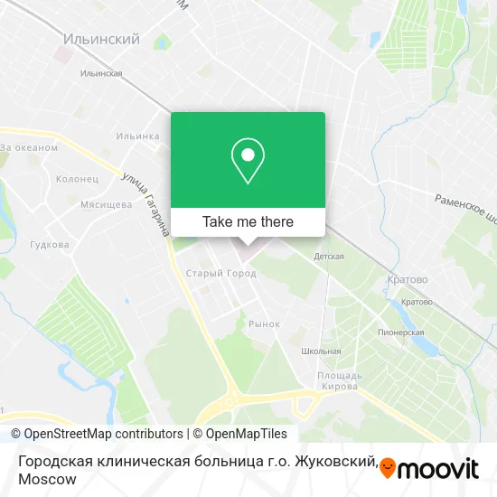 Городская клиническая больница г.о. Жуковский map