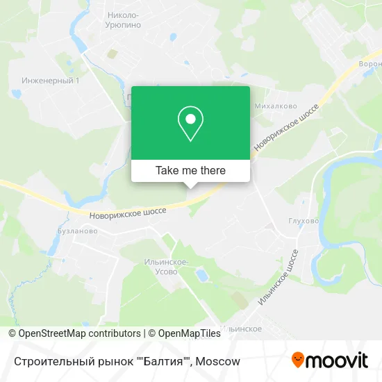 Строительный рынок ""Балтия"" map