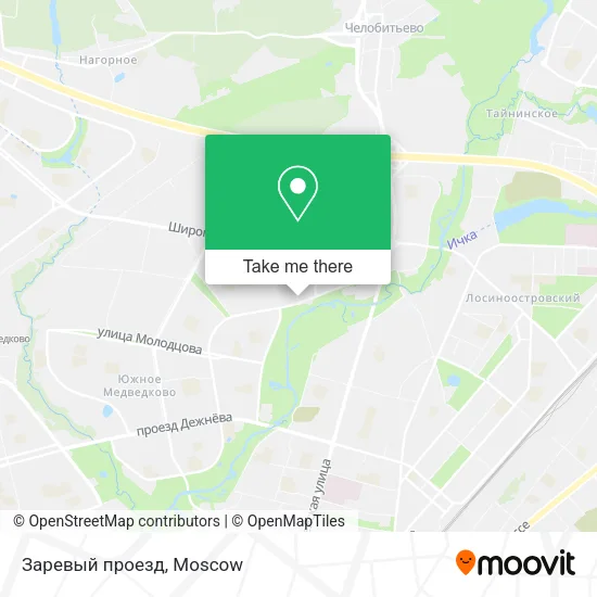 Заревый проезд map