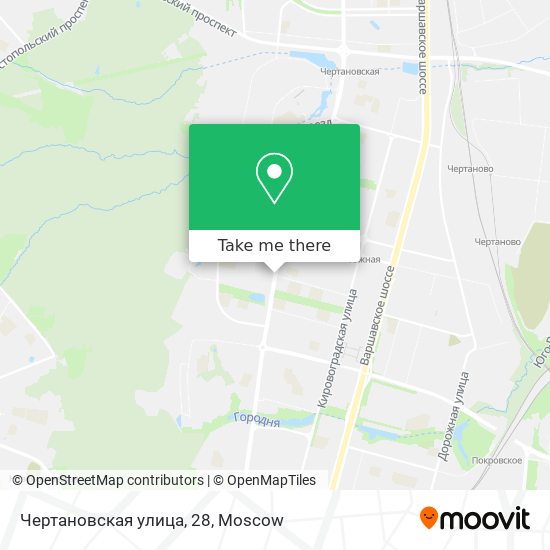 Чертановская улица, 28 map
