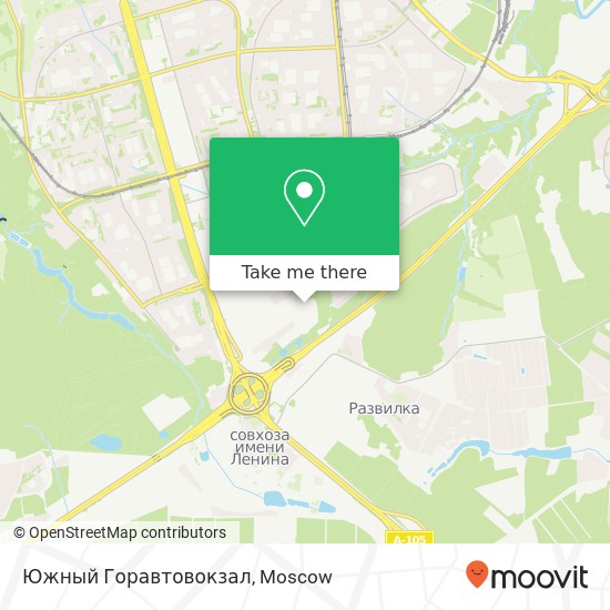 Южный Горавтовокзал map