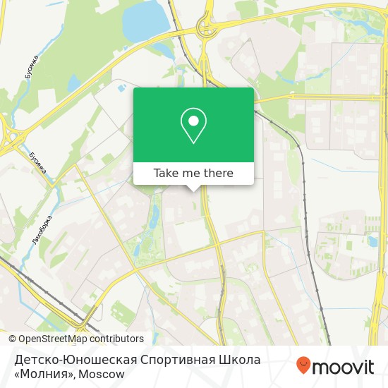 Детско-Юношеская Спортивная Школа «Молния» map