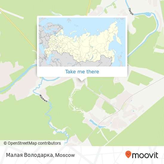 Малая Володарка map