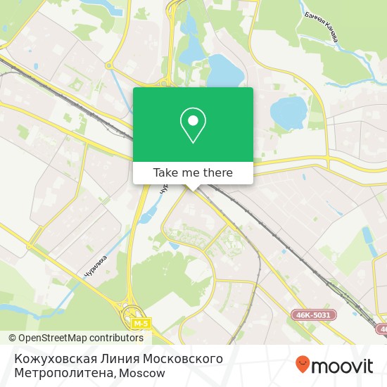 Кожуховская Линия Московского Метрополитена map