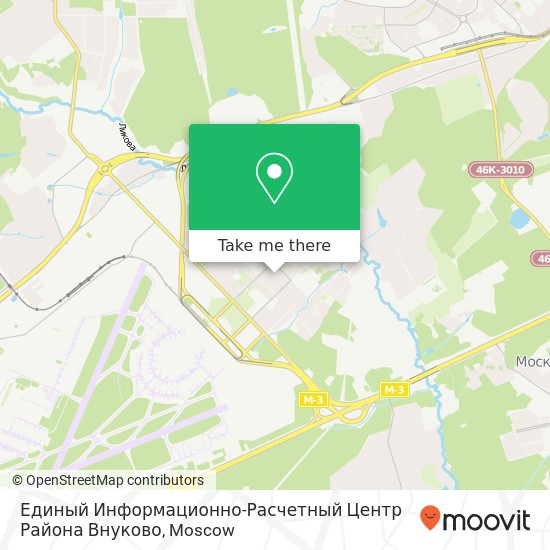 Единый Информационно-Расчетный Центр Района Внуково map