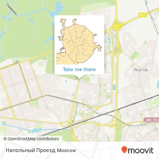 Напольный Проезд map