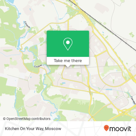 Kitchen On Your Way map