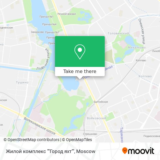 Жилой комплекс ""Город яхт"" map