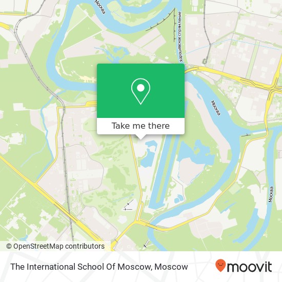 The International School Of Moscow map