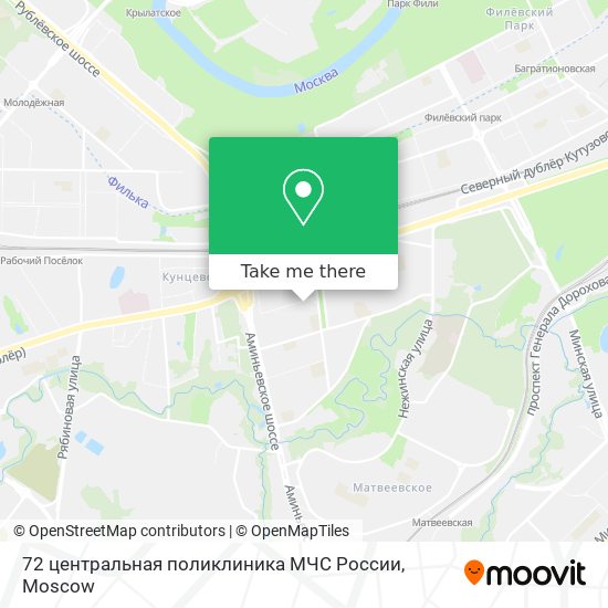 72 центральная поликлиника МЧС России map