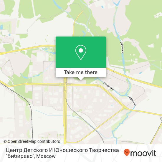 Центр Детского И Юношеского Творчества "Бибирево" map