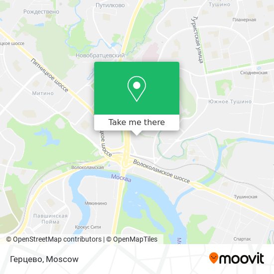 Герцево map