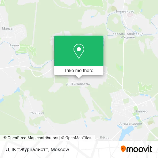 ДПК ""Журналист"" map