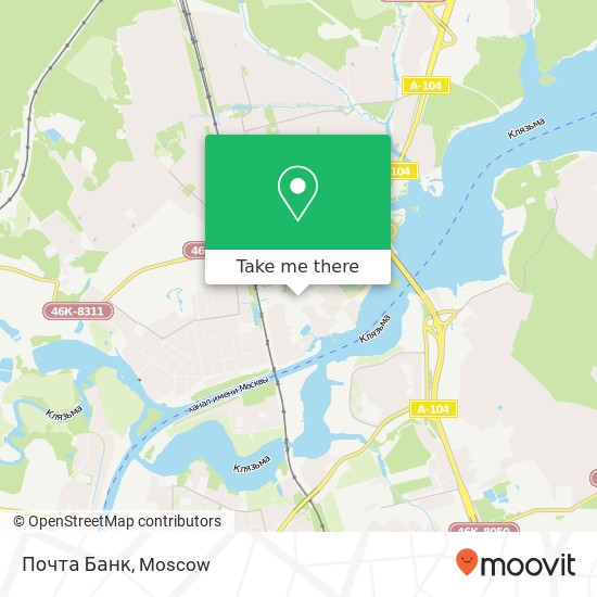 Почта Банк map