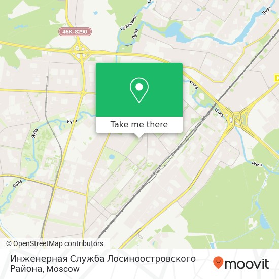 Инженерная Служба Лосиноостровского Района map