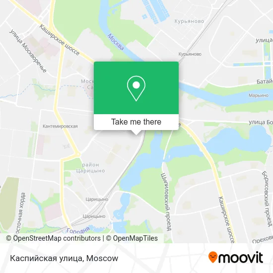 Каспийская улица map