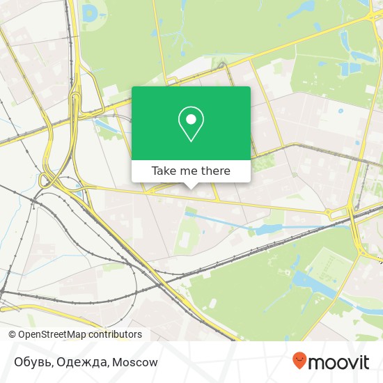 Обувь, Одежда map