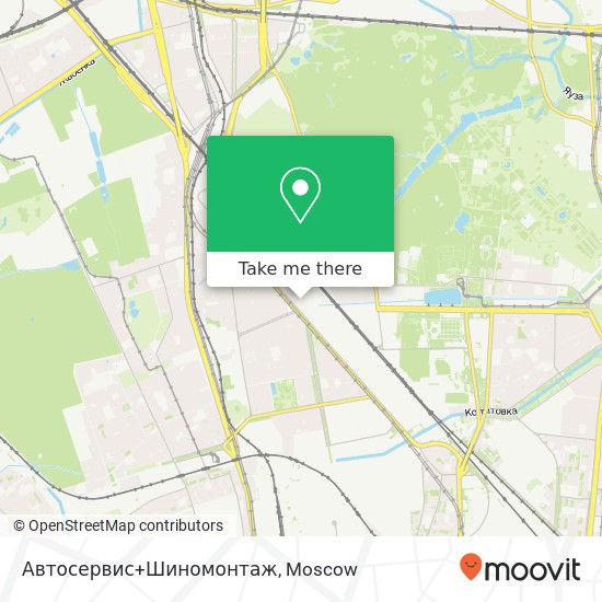 Автосервис+Шиномонтаж map