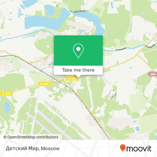 Детский Мир map