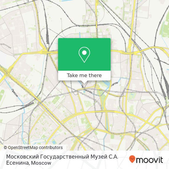 Московский Государственный Музей С.А. Есенина map