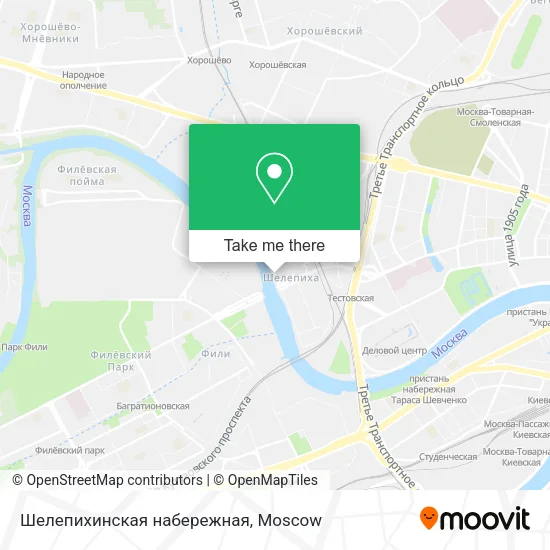 Шелепихинская набережная map