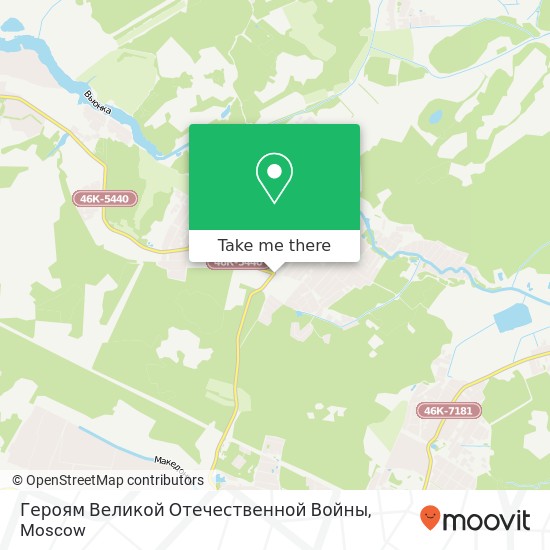 Героям Великой Отечественной Войны map