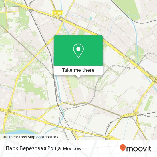 Парк Берёзовая Роща map