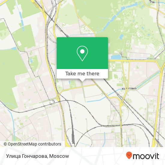 Улица Гончарова map