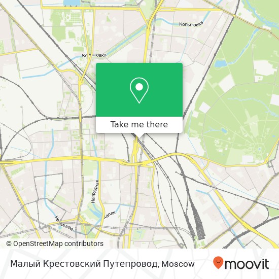 Малый Крестовский Путепровод map