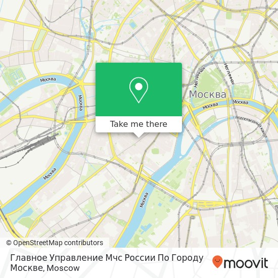 Главное Управление Мчс России По Городу Москве map