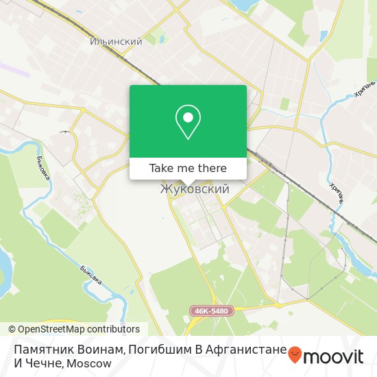 Памятник Воинам, Погибшим В Афганистане И Чечне map